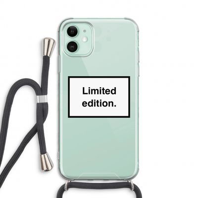 Limited edition: iPhone 11 Transparant Hoesje met koord