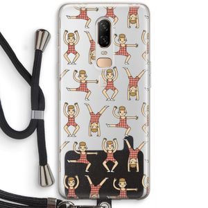 Gymboys: OnePlus 6 Transparant Hoesje met koord