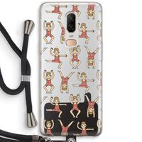 Gymboys: OnePlus 6 Transparant Hoesje met koord