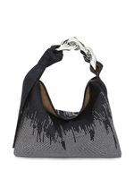 JW Anderson petit sac porté épaule Chain Hobo Hotfix - Noir