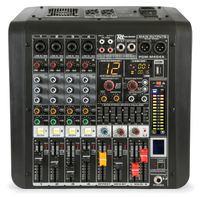 Power Dynamics PDM-M404A 4 kanaals muziek mixer / versterker - thumbnail