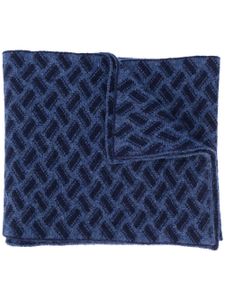 Drumohr écharpe Razor Blade - Bleu
