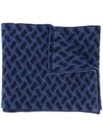 Drumohr écharpe Razor Blade - Bleu