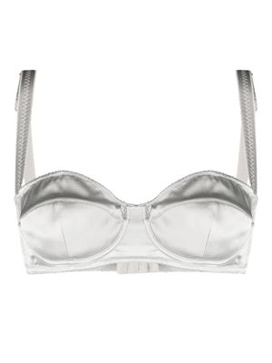Dolce & Gabbana maillot de bain à fini satiné - Argent