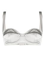 Dolce & Gabbana maillot de bain à fini satiné - Argent