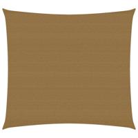 vidaXL Zonnezeil 160 g/m² 4x4 m HDPE taupe