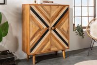 Massief dressoir LONG ISLAND 120cm mangohout met uitgewerkt front - 40851 - thumbnail