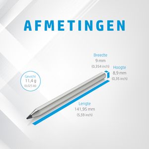 HP USI Digitale pen Herlaadbaar Zilver