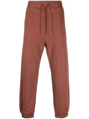 Drôle De Monsieur pantalon de jogging à logo brodé - Marron