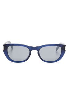 Saint Laurent Eyewear lunettes de soleil à monture papillon - Bleu