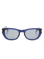 Saint Laurent Eyewear lunettes de soleil à monture papillon - Bleu