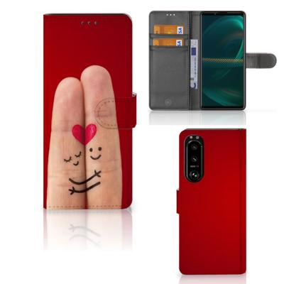Sony Xperia 5III | Wallet Case | met Pasjes | Liefde - Origineel Romantisch Cadeau