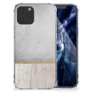 iPhone 12 Pro Max Stevig Telefoonhoesje Wood Concrete