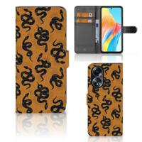 Telefoonhoesje | Met pasjeshouder | voor OPPO A58 4G Snakes