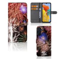 Samsung Galaxy M14 | Wallet Case | met Pasjes | Vuurwerk
