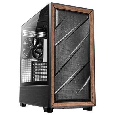 Antec Flux zwart/hout