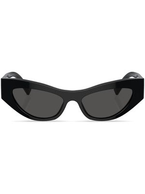 Dolce & Gabbana Eyewear lunettes de soleil à monture ovale - Noir