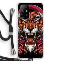 Tiger and Rattlesnakes: Oppo A94 5G Transparant Hoesje met koord