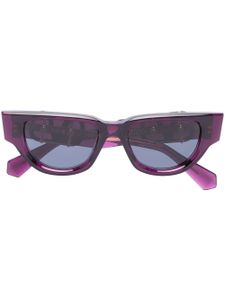 VALENTINO GARAVANI EYEWEAR lunettes de soleil VLogo Signature à monture papillon - Violet