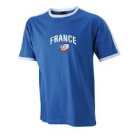 Blauw voetbalshirt Frankrijk heren 2XL  -