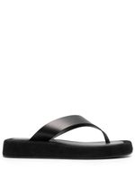 The Row thong-strap slip-on sandals - Noir