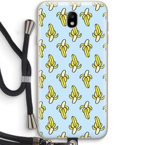 Bananas: Samsung Galaxy J7 (2017) Transparant Hoesje met koord
