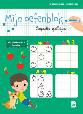Mijn oefenblok: Logische spelletjes (Eerste kleuterklas - Peuterspeelzaal) (Paperback)