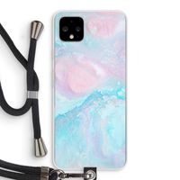 Fantasie pastel: Pixel 4 XL Transparant Hoesje met koord