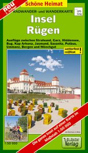 Wandelkaart - Fietskaart Insel Rügen | Verlag Dr. Barthel