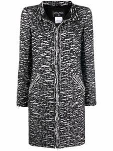 CHANEL Pre-Owned veste zippée en tweed (2010) - Noir