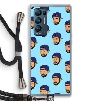 Drake Away: Oppo Find X3 Neo Transparant Hoesje met koord