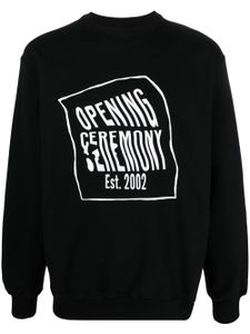 Opening Ceremony sweat à logo imprimé - Noir