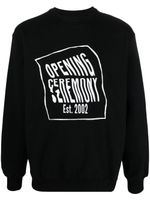Opening Ceremony sweat à logo imprimé - Noir