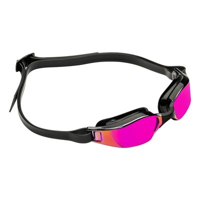 Aqua Sphere Xceed titanium spiegellens zwembril zwart/roze Aqua Sphere Xceed titanium spiegellens zwembril zwart/roze
