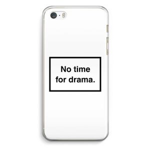 No drama: iPhone 5 / 5S / SE Transparant Hoesje