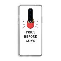 Fries before guys: OnePlus 8 Transparant Hoesje