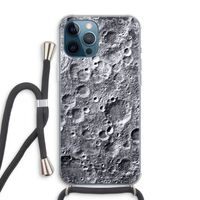 Maanlandschap: iPhone 12 Pro Max Transparant Hoesje met koord