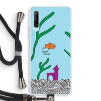 Aquarium: Huawei P Smart Pro Transparant Hoesje met koord