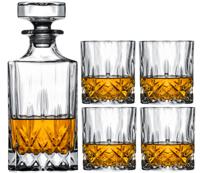 Cookinglife Whiskey Set (karaf & whiskeyglazen) Moray - 5 delige set