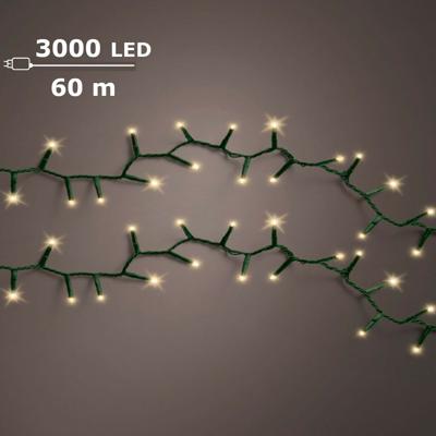 LED compact rice lights 3000 lamps soft gold