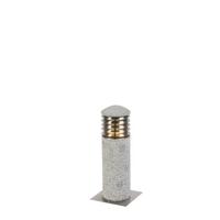 QAZQA Buitenlamp graniet met grondpin en kabelmof 40cm IP55 - Happy QAZQA Buitenlamp graniet met grondpin en kabelmof 40cm IP55 - Happy