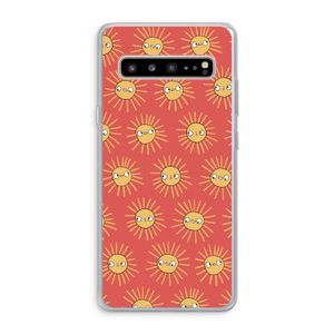 Zon: Samsung Galaxy S10 5G Transparant Hoesje