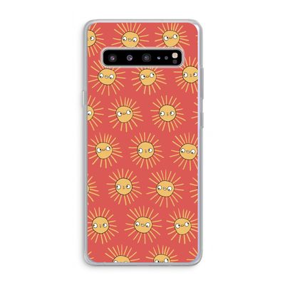 Zon: Samsung Galaxy S10 5G Transparant Hoesje