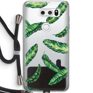 Lange bladeren: LG V30 Transparant Hoesje met koord