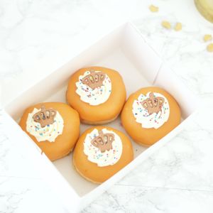 Koningsdag Donuts (4 stuks)