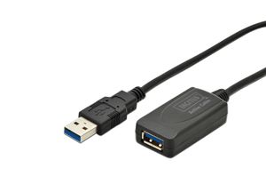 Digitus DA-73104 USB-kabel 5 m USB 3.2 Gen 1 (3.1 Gen 1) USB A Zwart