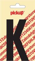 Plakletter Nobel Sticker zwarte letter K - Pickup