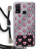 GIRL POWER: Huawei P Smart (2020) Transparant Hoesje met koord