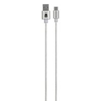 Dubbelzijdige USB-kabel (A naar C) Wit (lengte: 2m) - thumbnail
