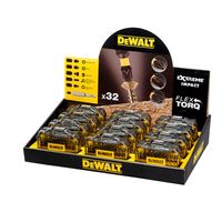 DeWalt Accessoires Baliedisplay 12x IMPACT Torsion compacte 32-delige schroefbitset - DT70523TM-QZ - DT70523TM-QZ